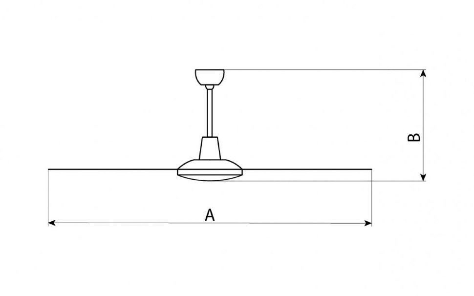 Потолочный люстра-вентилятор Dreamfan Classic 132. Россия