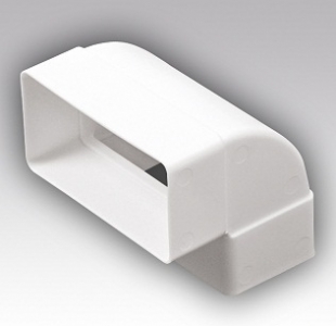 Колено вертикальное ERA 620КВП 204х60 мм пластиковое