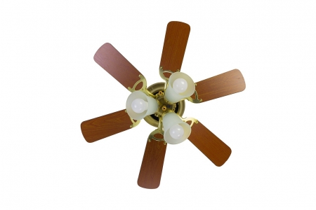 Потолочный люстра-вентилятор Dreamfan Fast Satin Brass 76