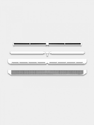 Оконный приточный вентиляционный клапан Ventus OK 400 белый